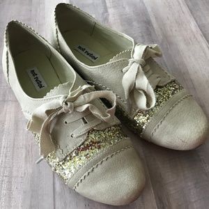 Not Rated Twinkle Glitter Oxford Ballet Flat